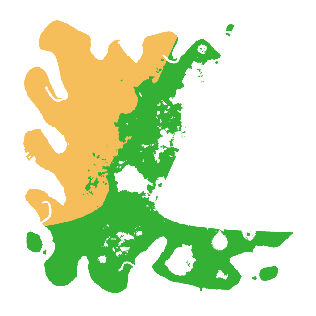 Biome Rust Map: Procedural Map, Size: 3500, Seed: 2857598