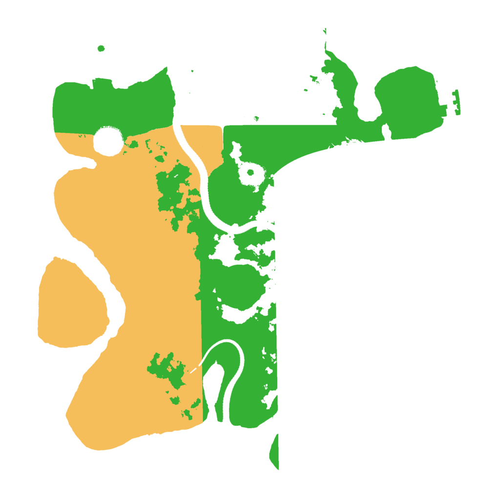 Biome Rust Map: Procedural Map, Size: 3000, Seed: 407945