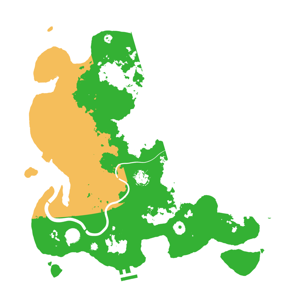 Biome Rust Map: Procedural Map, Size: 3600, Seed: 2339503