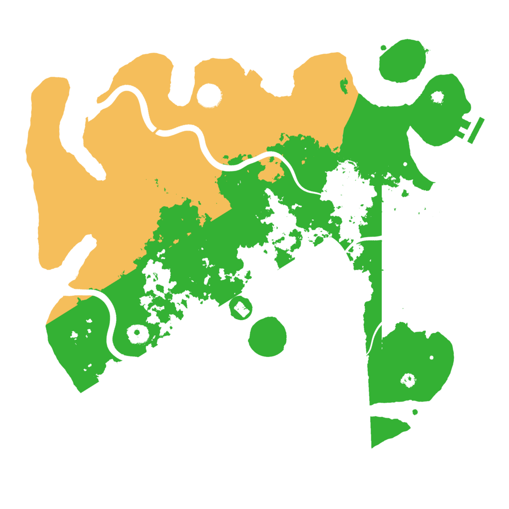 Biome Rust Map: Procedural Map, Size: 3700, Seed: 56