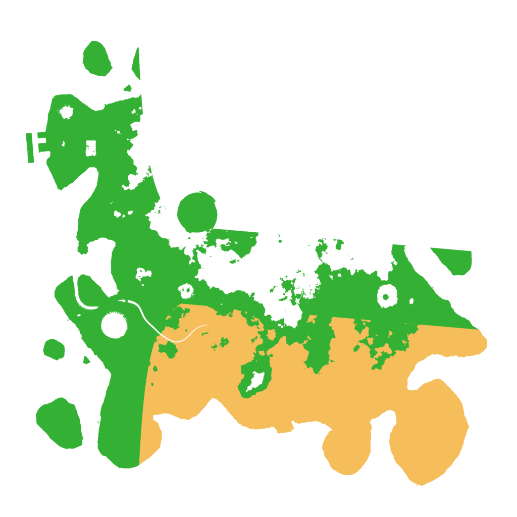 Biome Rust Map: Procedural Map, Size: 3500, Seed: 5026718