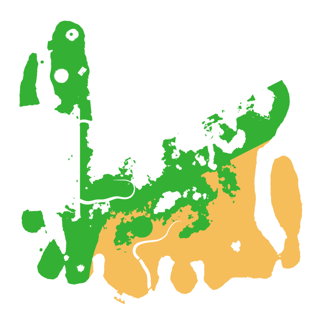 Biome Rust Map: Procedural Map, Size: 4000, Seed: 301722