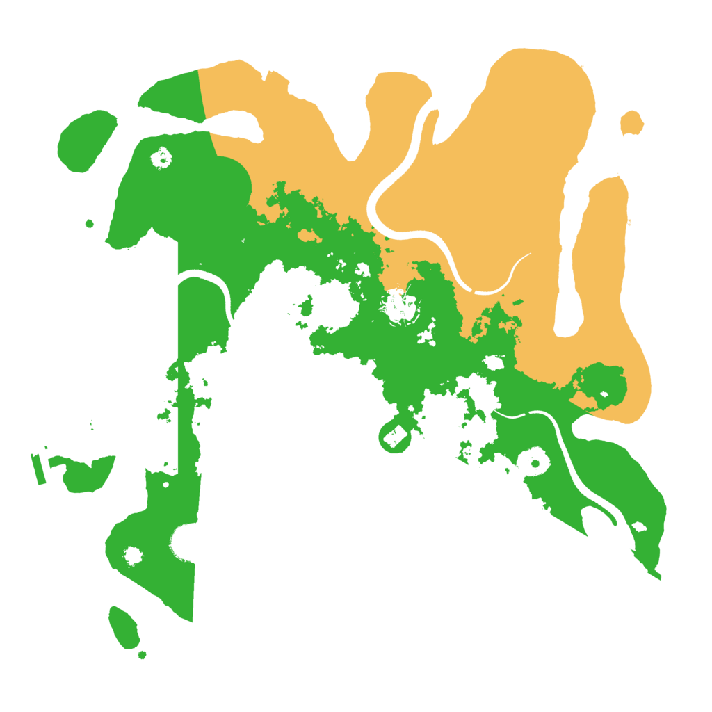 Biome Rust Map: Procedural Map, Size: 3500, Seed: 1504514