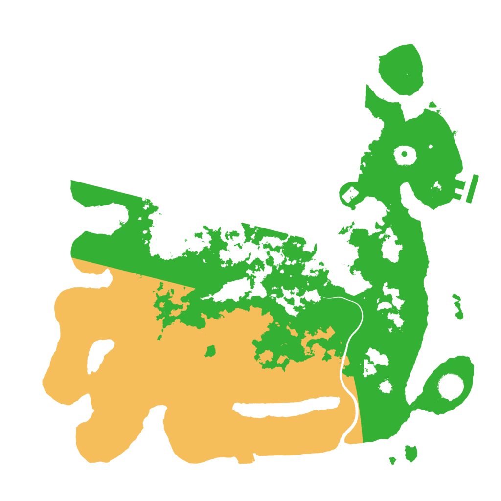 Biome Rust Map: Procedural Map, Size: 3500, Seed: 3798031