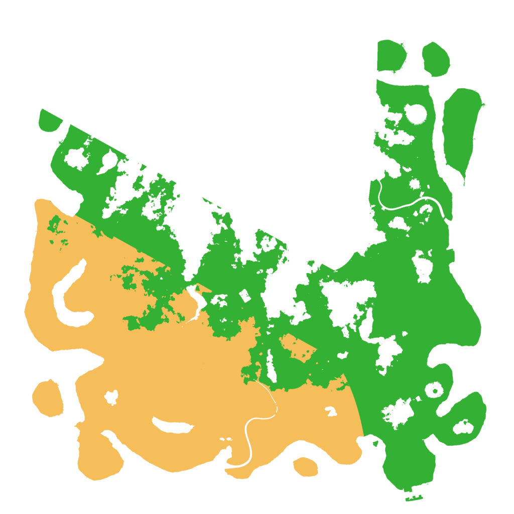 Biome Rust Map: Procedural Map, Size: 4500, Seed: 4062725