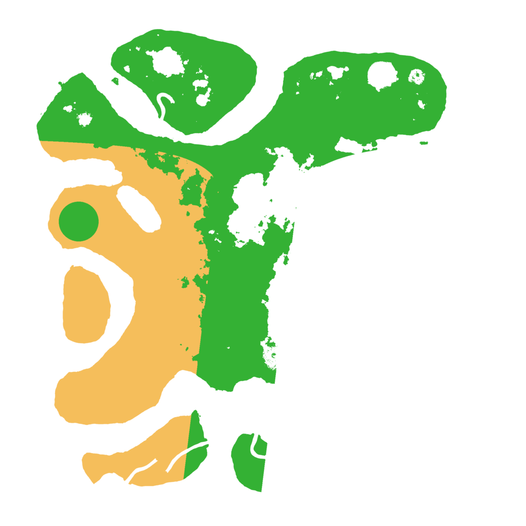 Biome Rust Map: Procedural Map, Size: 3500, Seed: 375798198