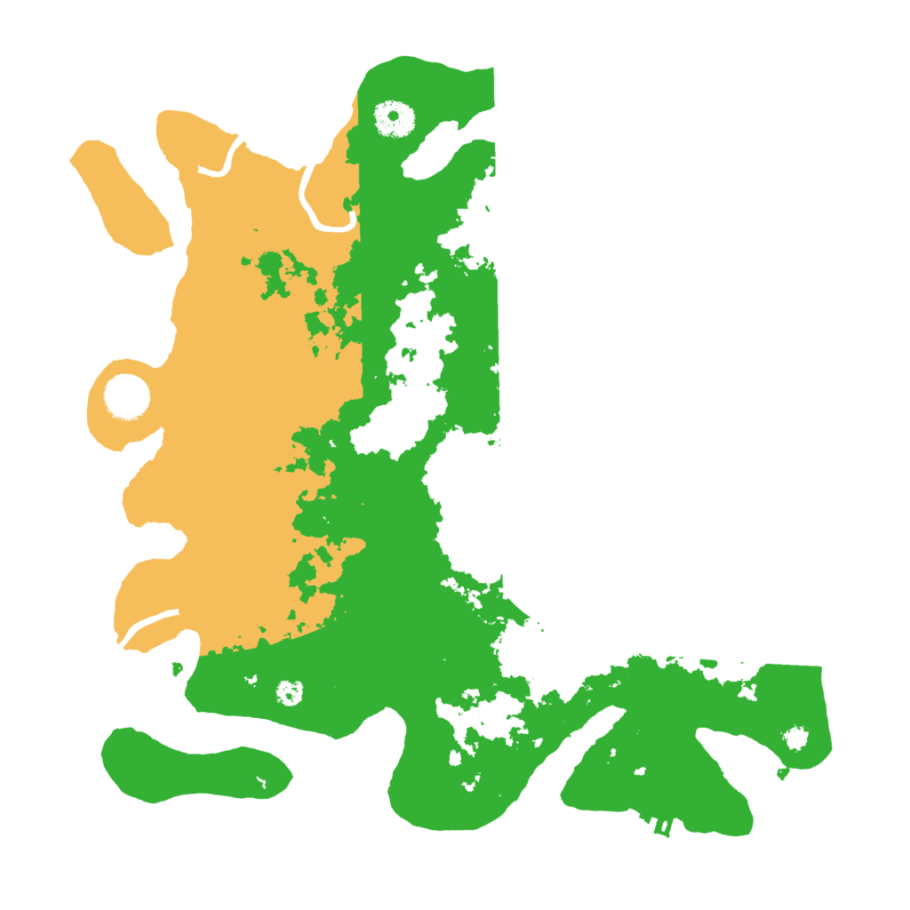 Biome Rust Map: Procedural Map, Size: 3500, Seed: 208739