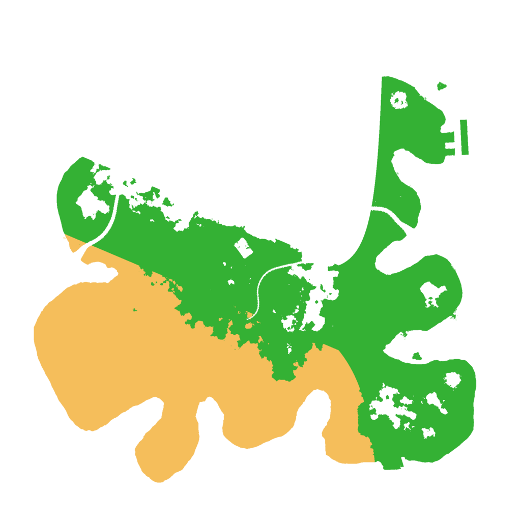 Biome Rust Map: Procedural Map, Size: 3000, Seed: 627470344