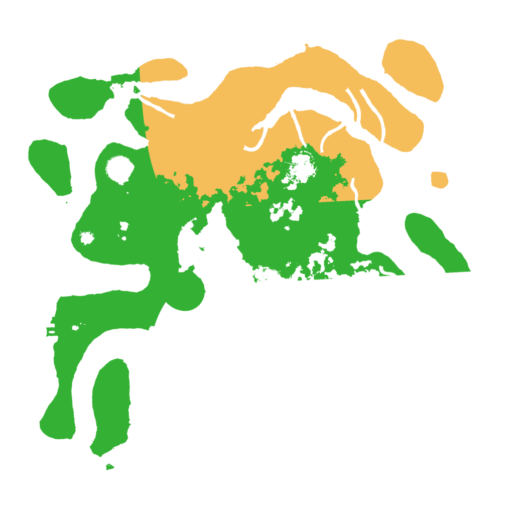 Biome Rust Map: Procedural Map, Size: 3500, Seed: 5351049