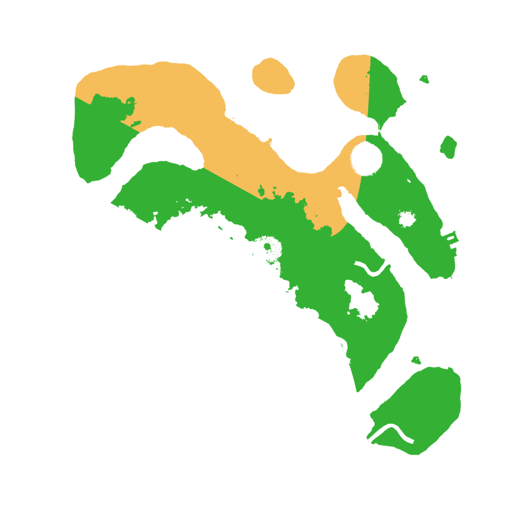 Biome Rust Map: Procedural Map, Size: 2800, Seed: 2712312