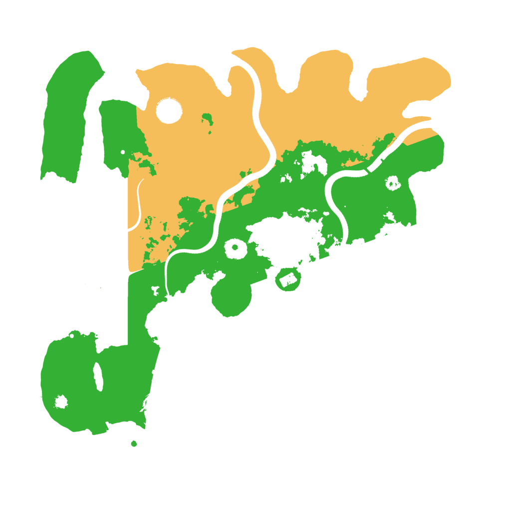 Biome Rust Map: Procedural Map, Size: 3500, Seed: 6242399