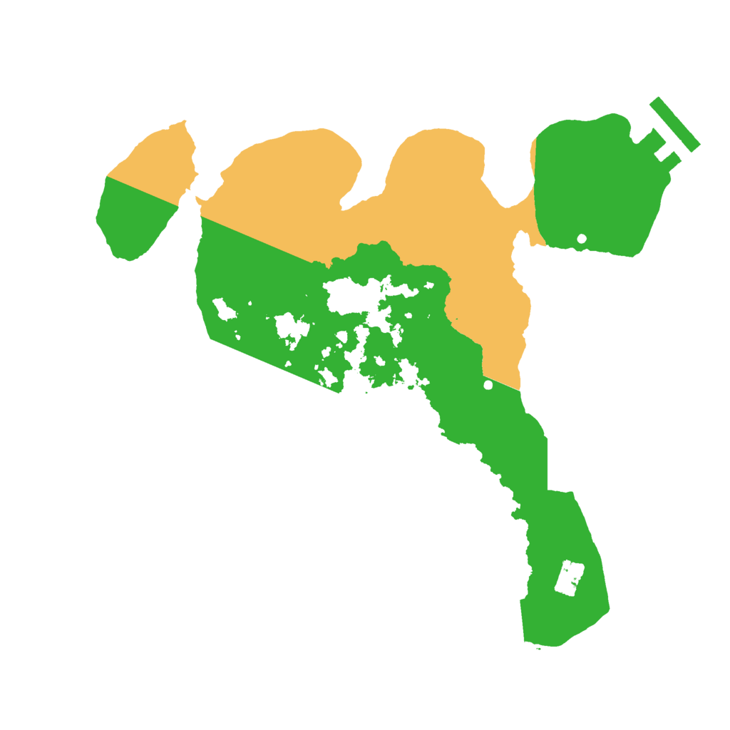 Biome Rust Map: Procedural Map, Size: 2300, Seed: 1999