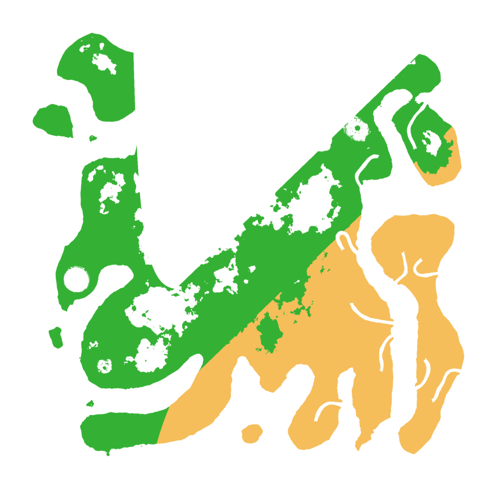 Biome Rust Map: Procedural Map, Size: 3500, Seed: 146001