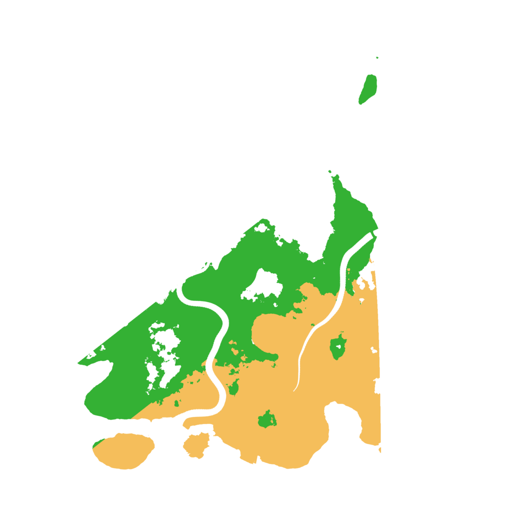 Biome Rust Map: Procedural Map, Size: 3500, Seed: 1862722734