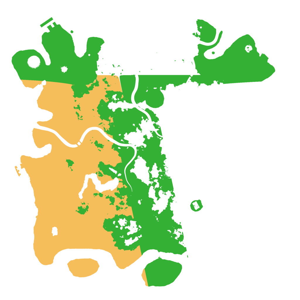 Biome Rust Map: Procedural Map, Size: 4250, Seed: 1256