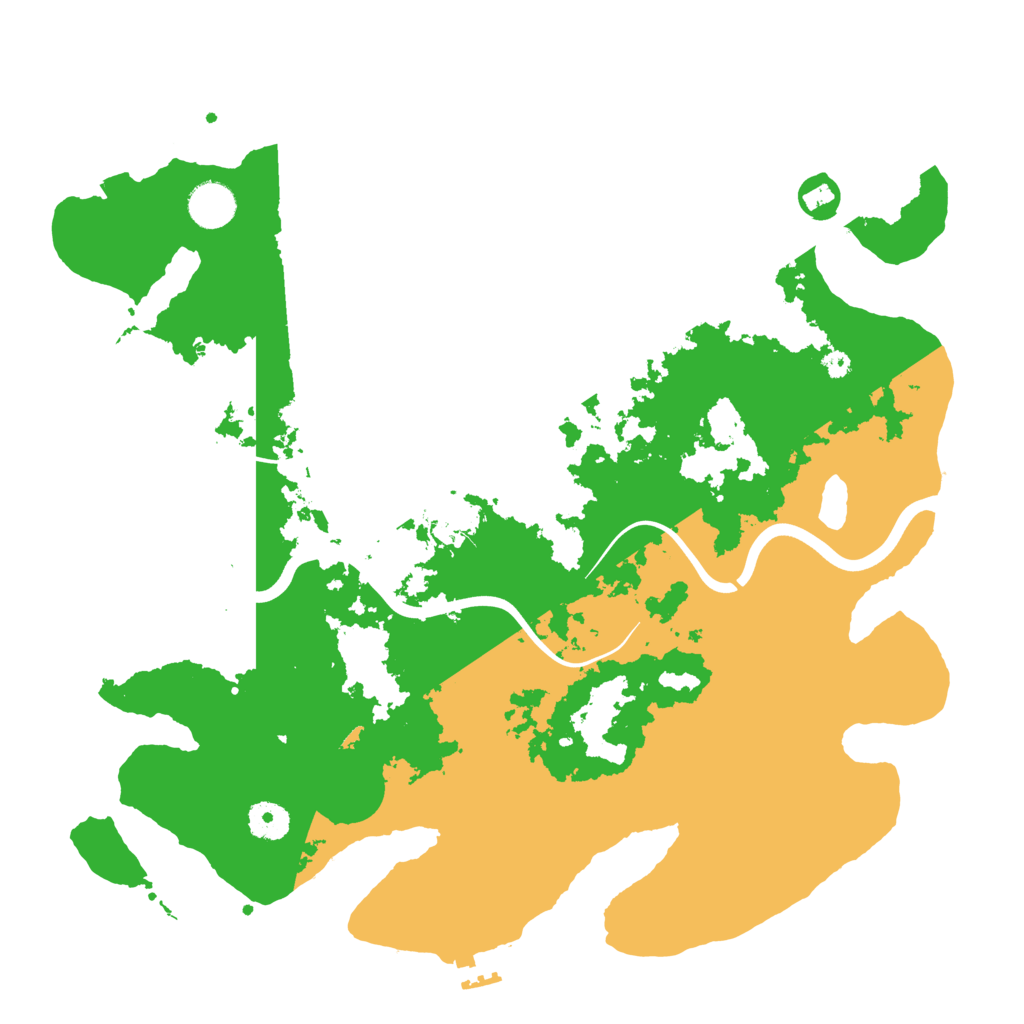 Biome Rust Map: Procedural Map, Size: 3850, Seed: 864075299