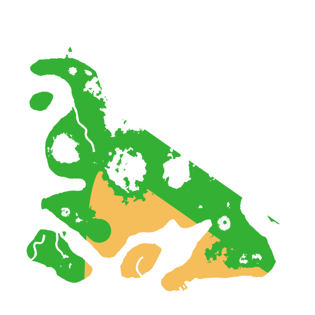 Biome Rust Map: Procedural Map, Size: 3500, Seed: 5217376