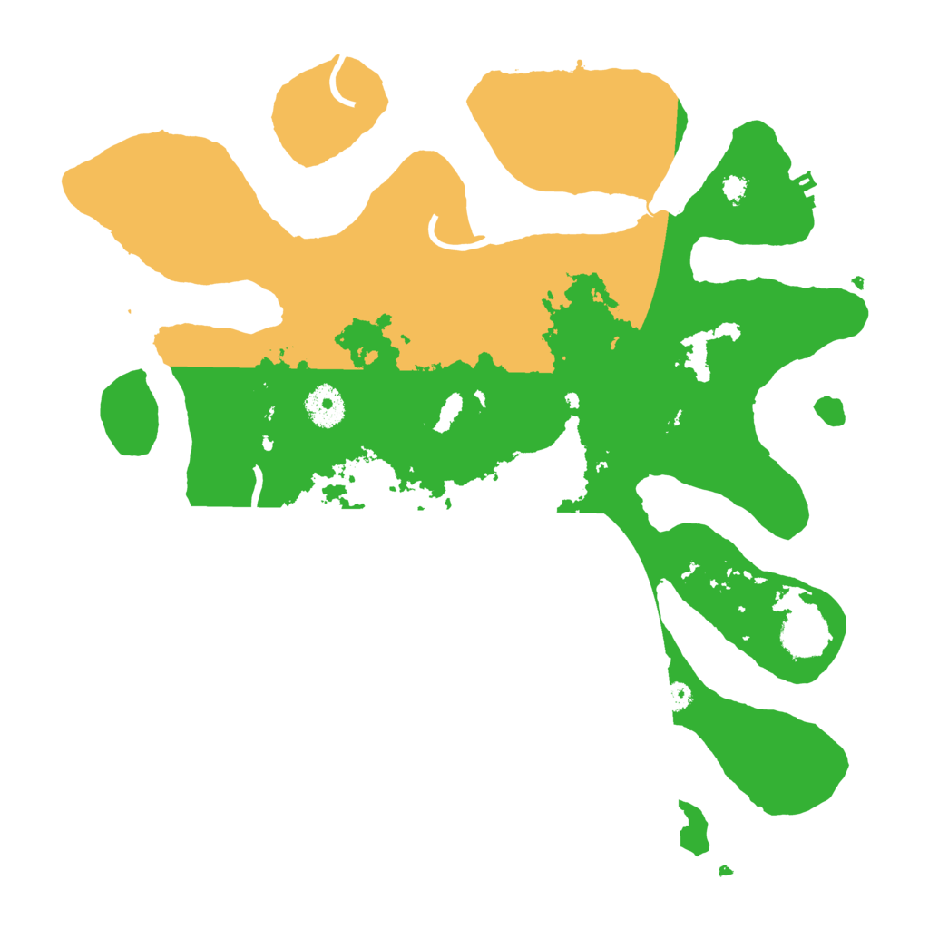 Biome Rust Map: Procedural Map, Size: 3500, Seed: 2912506