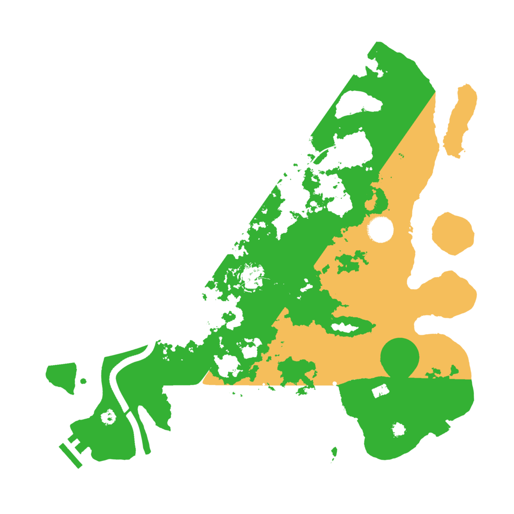 Biome Rust Map: Procedural Map, Size: 3500, Seed: 4907578