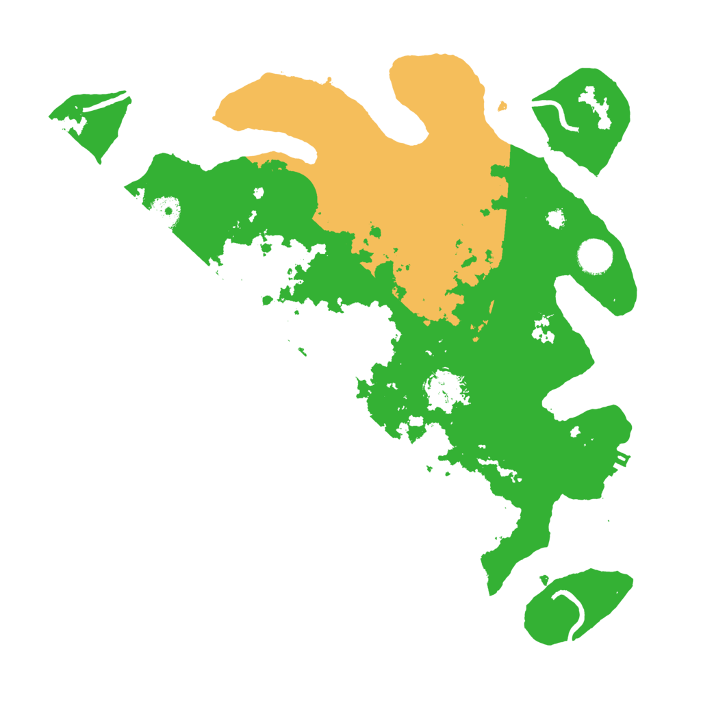 Biome Rust Map: Procedural Map, Size: 3500, Seed: 5933011