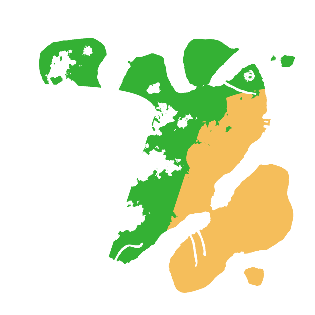 Biome Rust Map: Procedural Map, Size: 3000, Seed: 1699628124
