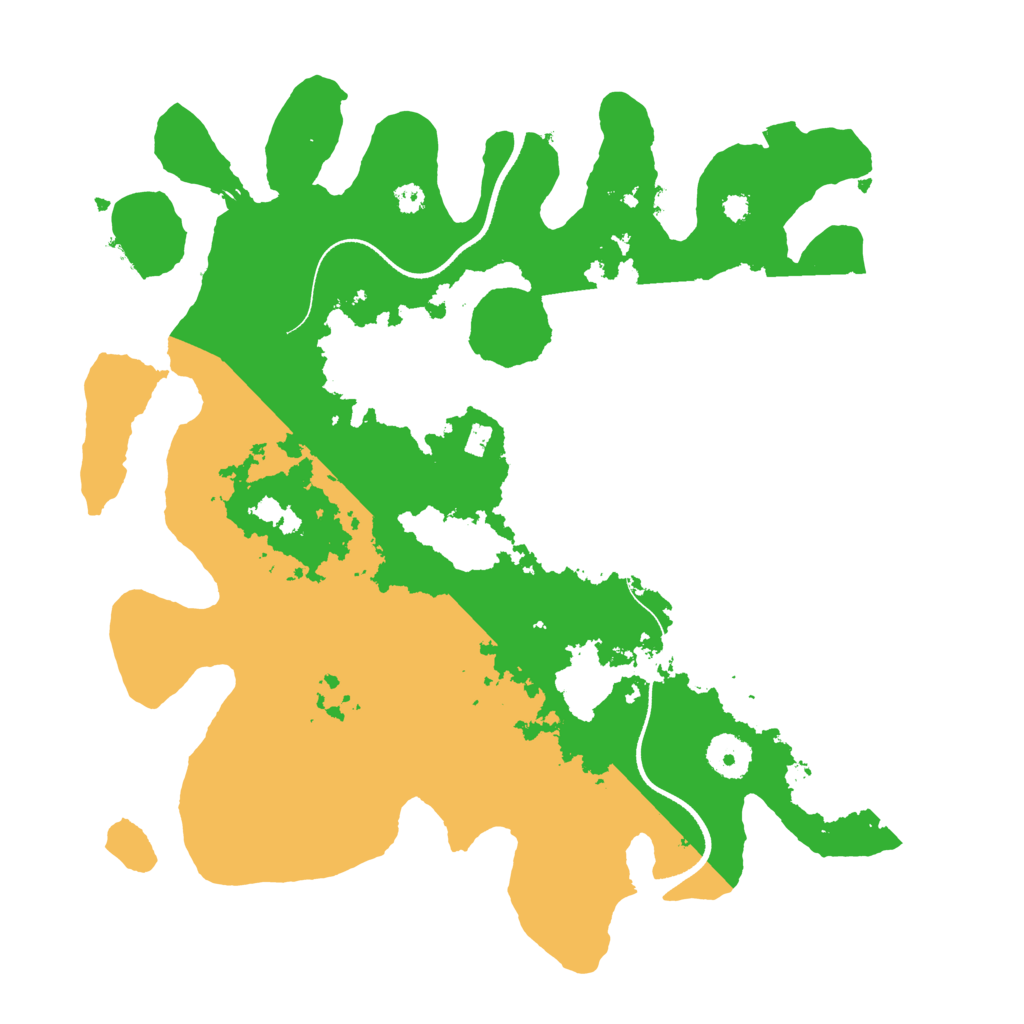 Biome Rust Map: Procedural Map, Size: 3500, Seed: 6215956