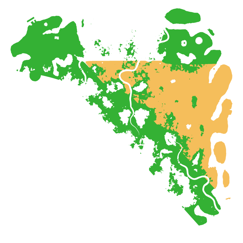 Biome Rust Map: Procedural Map, Size: 6000, Seed: 68226003