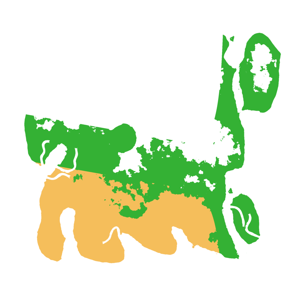 Biome Rust Map: Procedural Map, Size: 3000, Seed: 50100