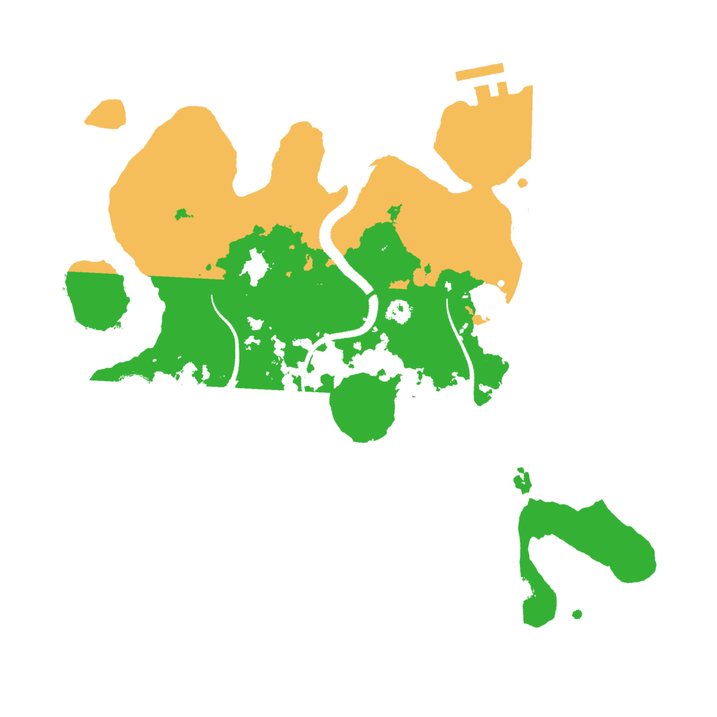 Biome Rust Map: Procedural Map, Size: 3000, Seed: 700931191