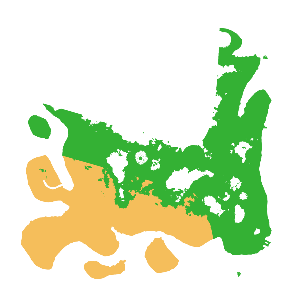 Biome Rust Map: Procedural Map, Size: 3500, Seed: 729371