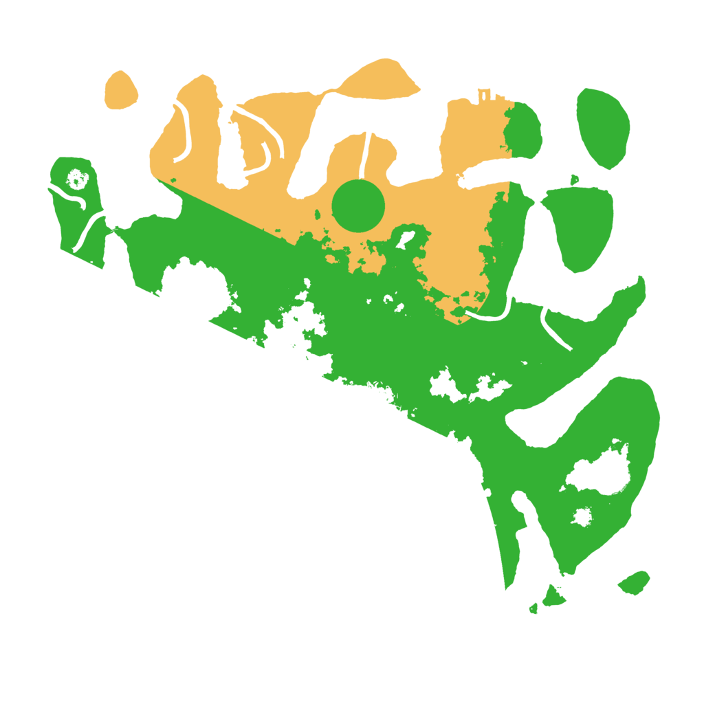 Biome Rust Map: Procedural Map, Size: 3500, Seed: 3467789