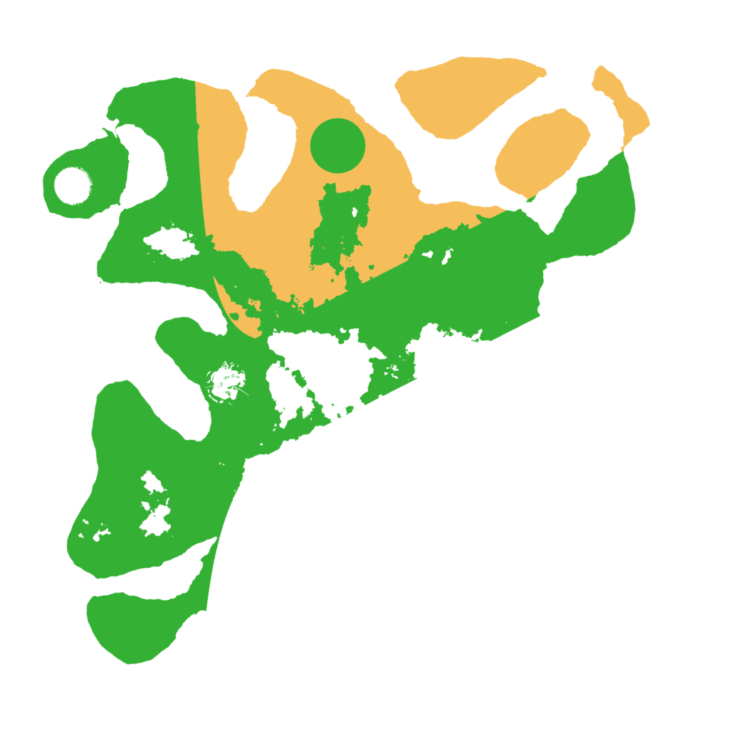 Biome Rust Map: Barren, Size: 3500, Seed: 1165987