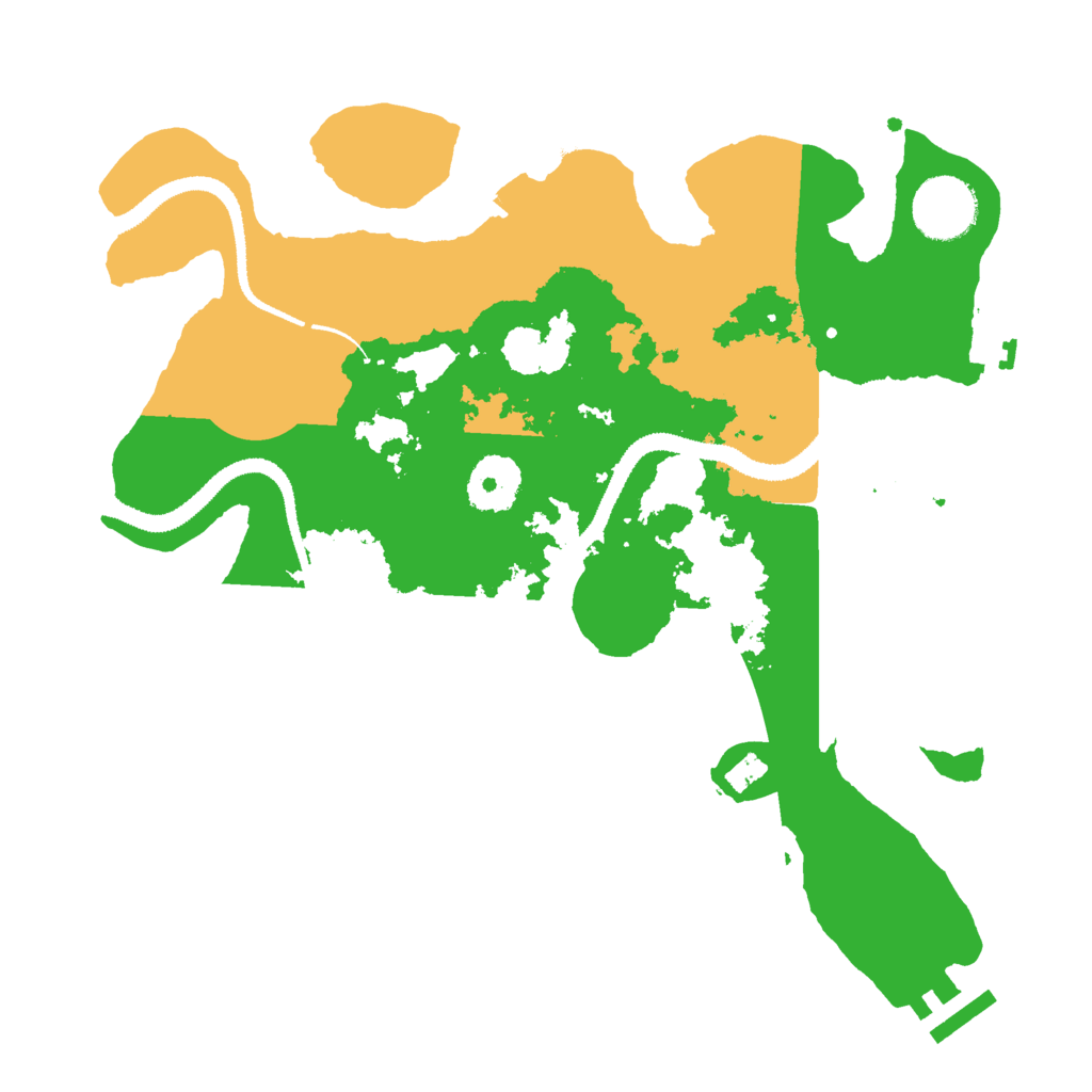 Biome Rust Map: Procedural Map, Size: 3000, Seed: 422263