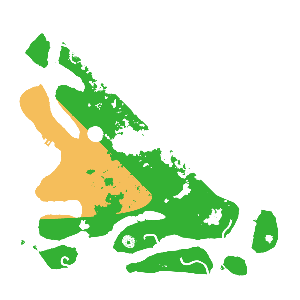 Biome Rust Map: Procedural Map, Size: 3500, Seed: 3847117