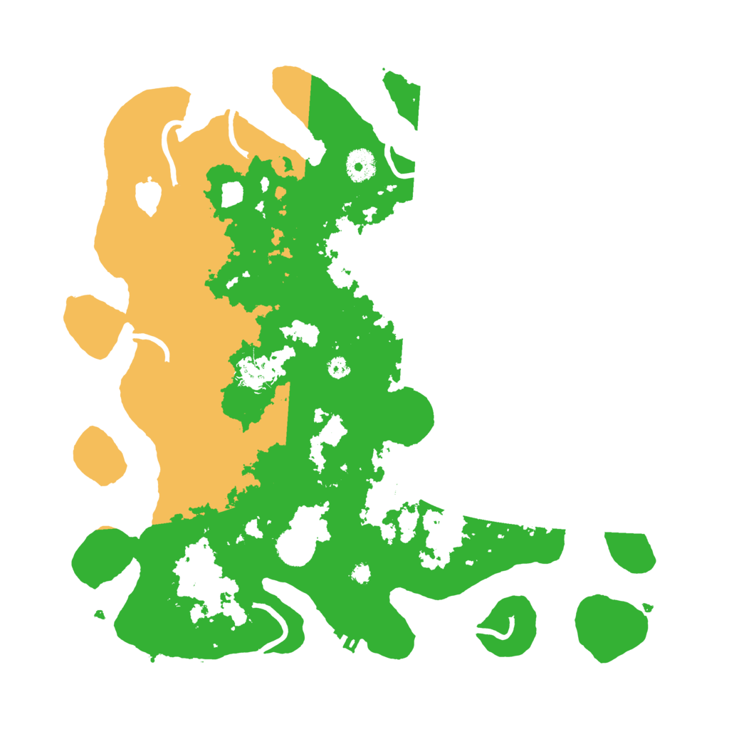 Biome Rust Map: Procedural Map, Size: 3500, Seed: 3697766