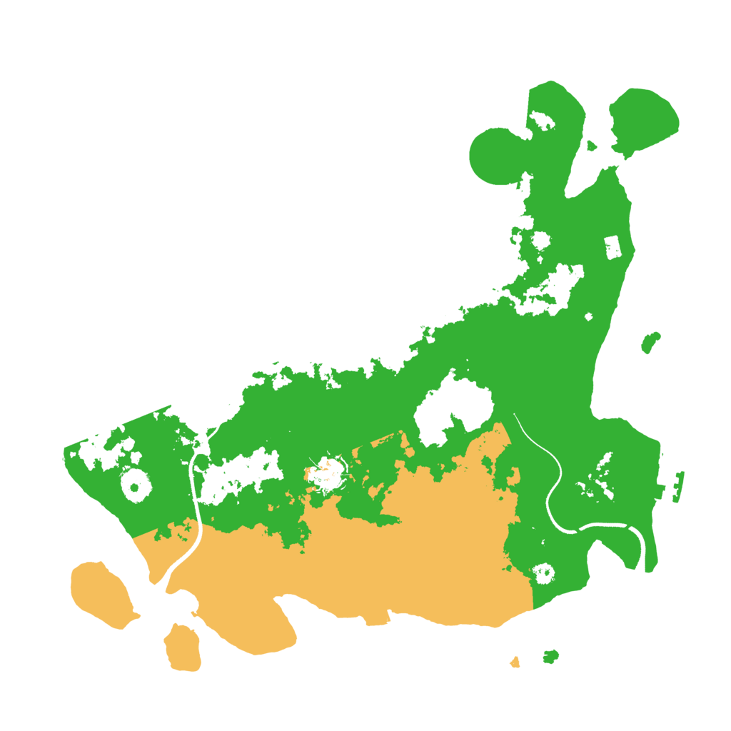 Biome Rust Map: Procedural Map, Size: 3500, Seed: 22032022