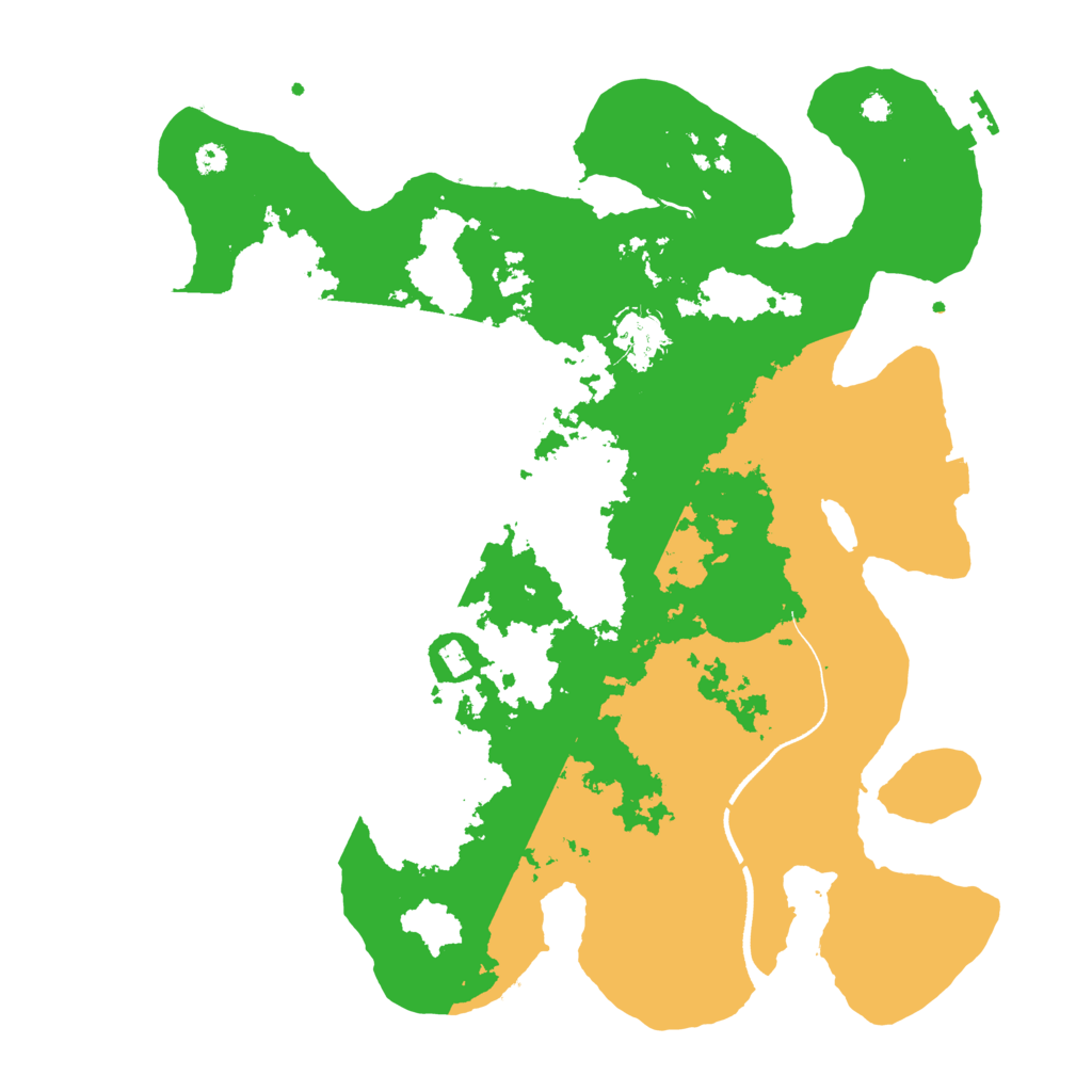 Biome Rust Map: Procedural Map, Size: 3500, Seed: 3149676