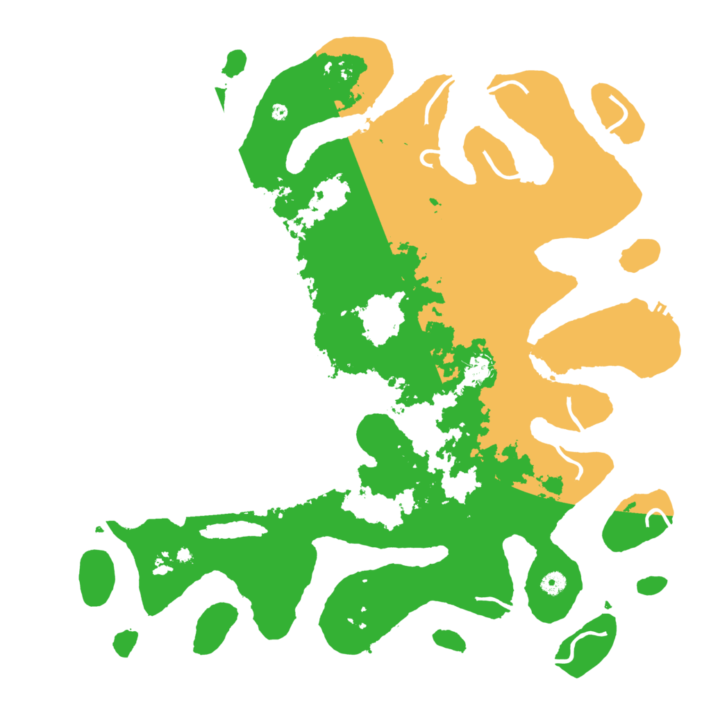 Biome Rust Map: Procedural Map, Size: 4500, Seed: 12761