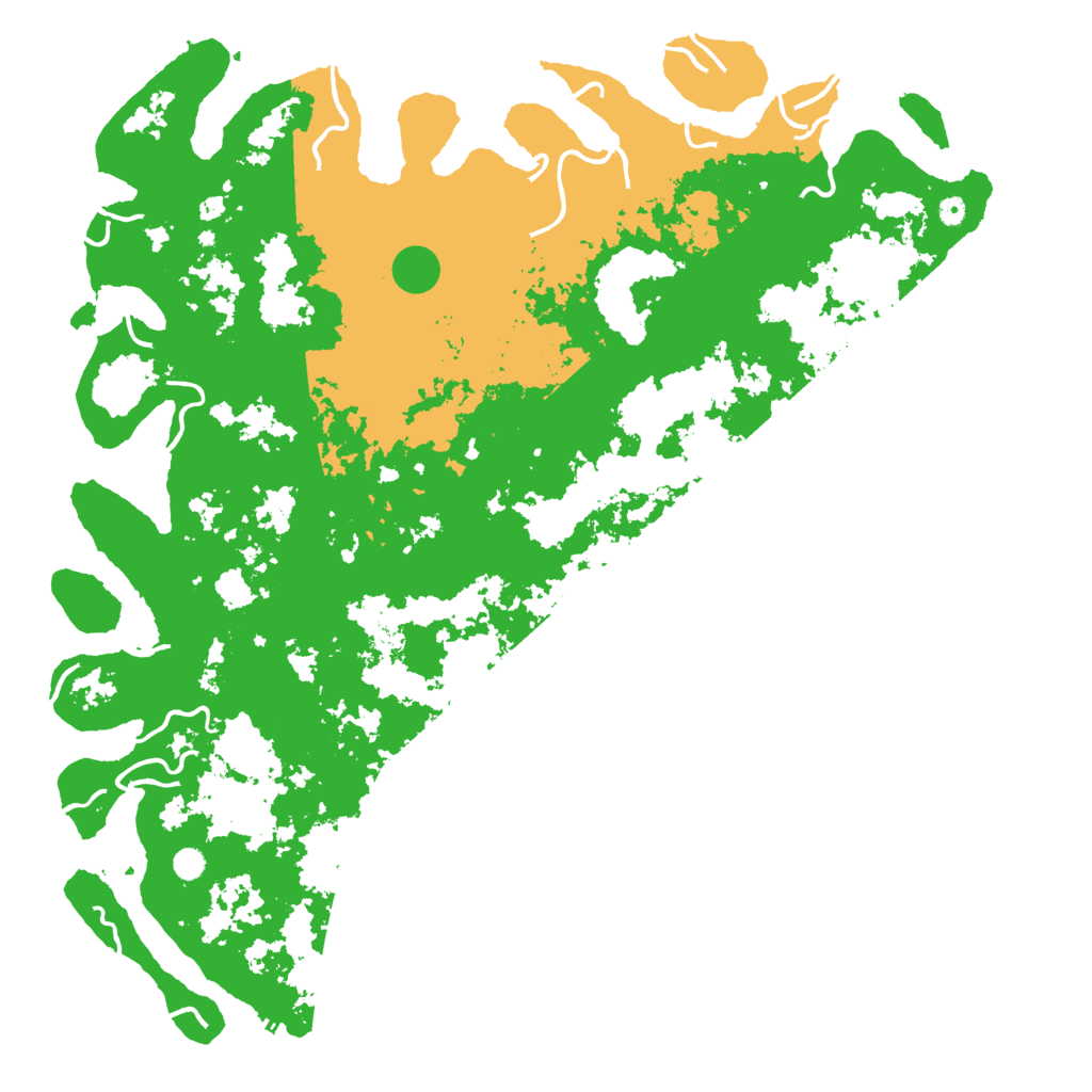 Biome Rust Map: Procedural Map, Size: 6000, Seed: 57839