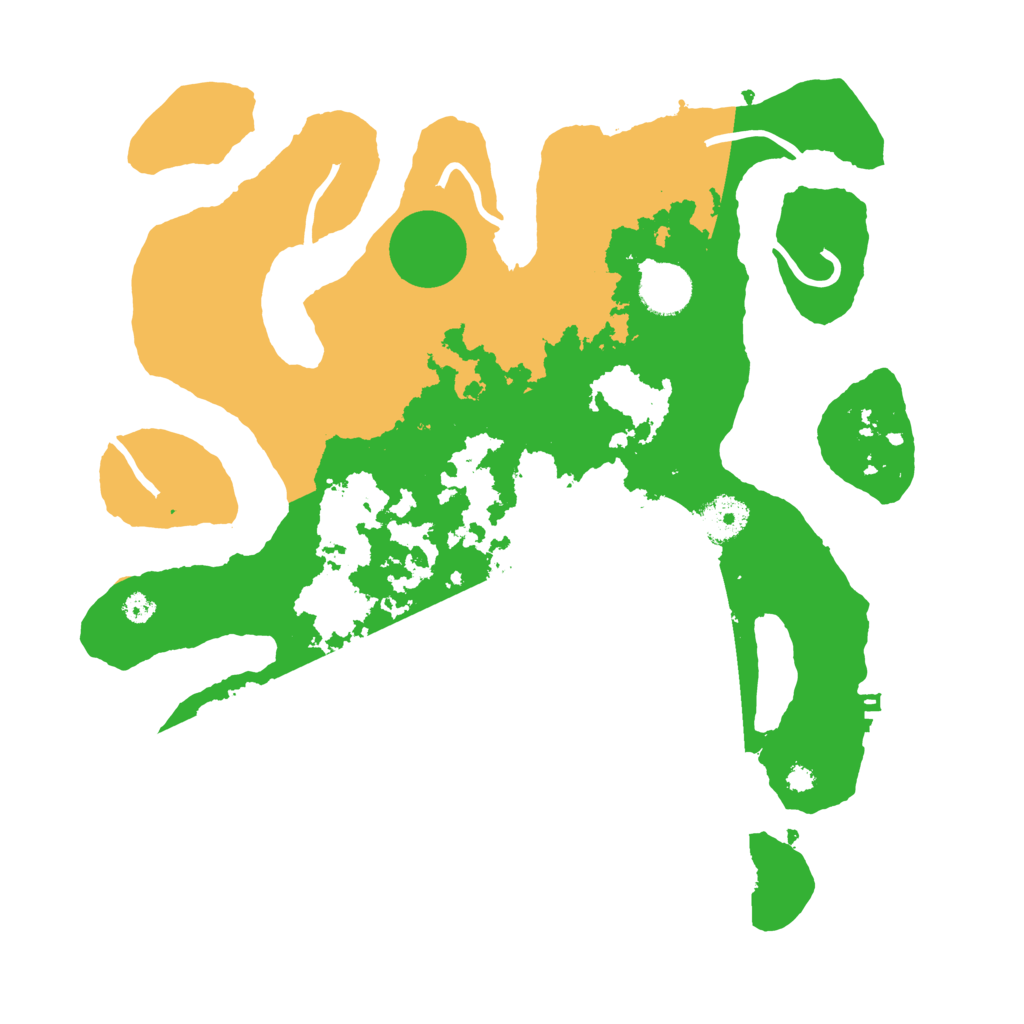 Biome Rust Map: Procedural Map, Size: 3500, Seed: 4945094