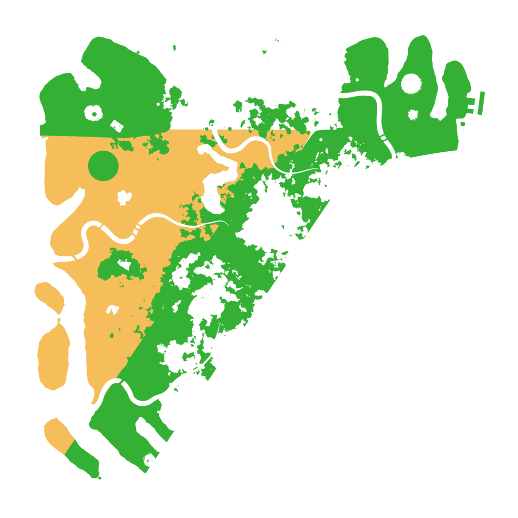 Biome Rust Map: Procedural Map, Size: 4500, Seed: 1586604
