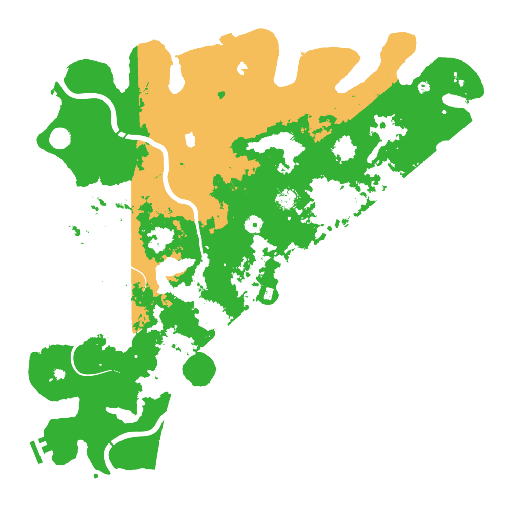 Biome Rust Map: Procedural Map, Size: 4500, Seed: 4938466