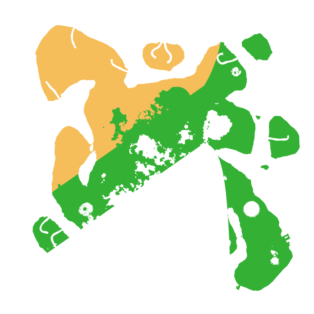 Biome Rust Map: Procedural Map, Size: 3500, Seed: 3830658