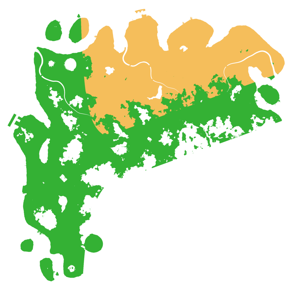 Biome Rust Map: Procedural Map, Size: 4500, Seed: 6228721