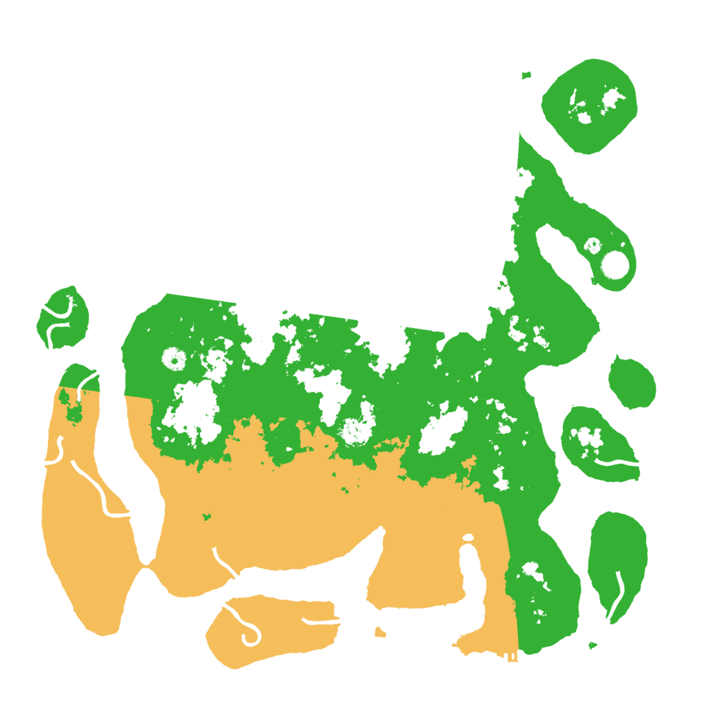 Biome Rust Map: Procedural Map, Size: 4500, Seed: 495842