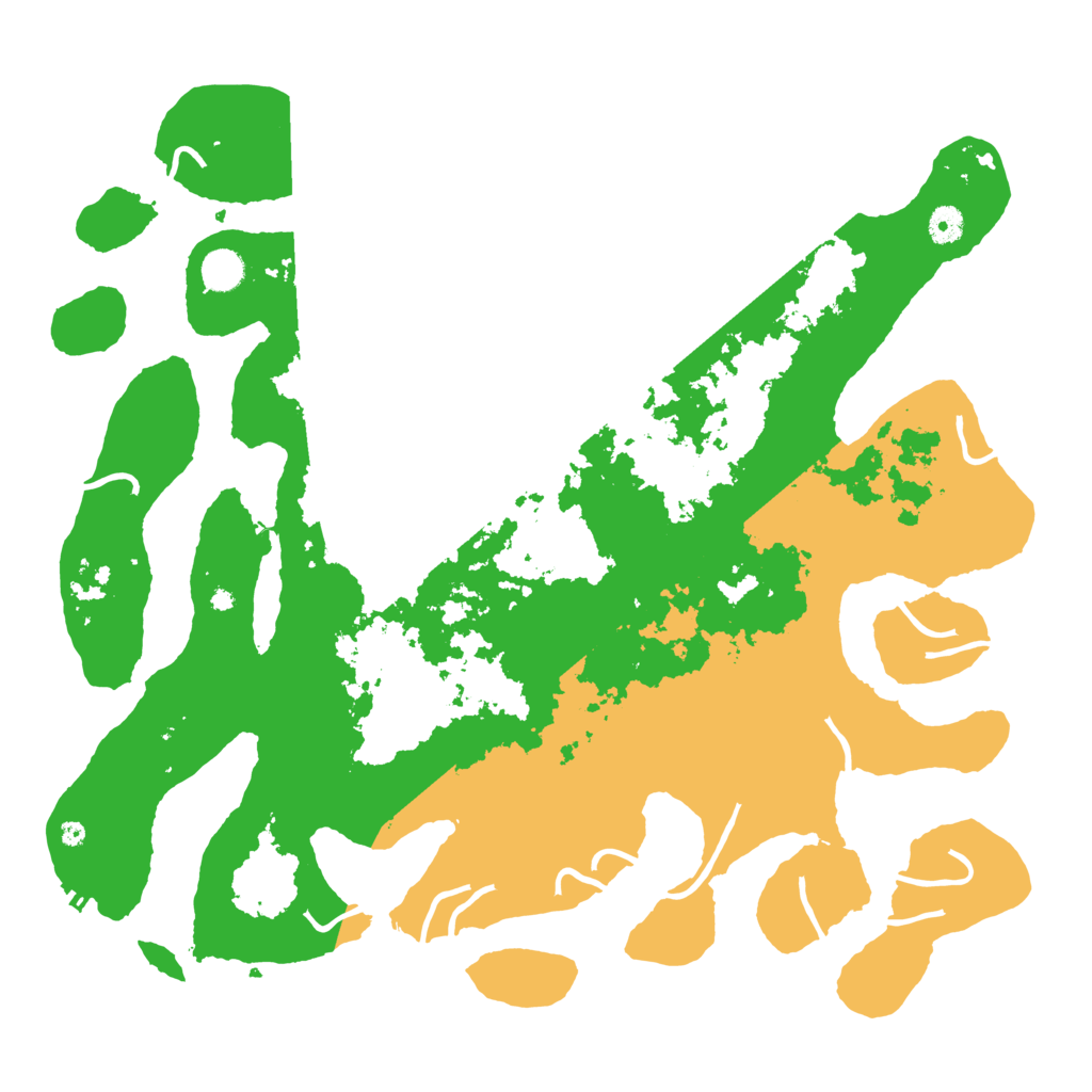 Biome Rust Map: Procedural Map, Size: 4500, Seed: 5361387