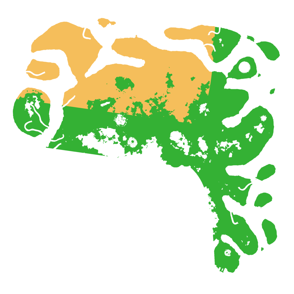 Biome Rust Map: Procedural Map, Size: 4500, Seed: 4959430