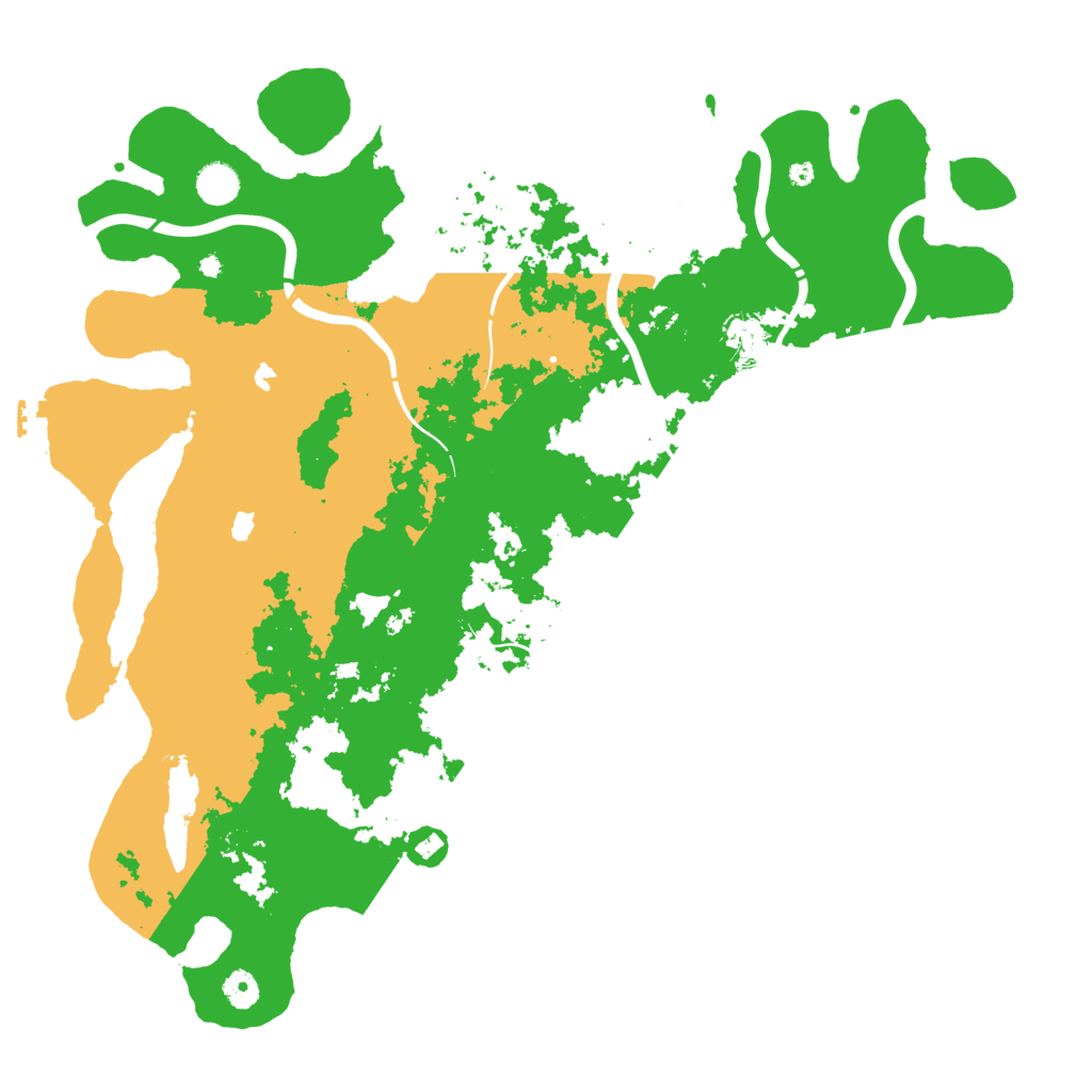 Biome Rust Map: Procedural Map, Size: 4500, Seed: 3540700