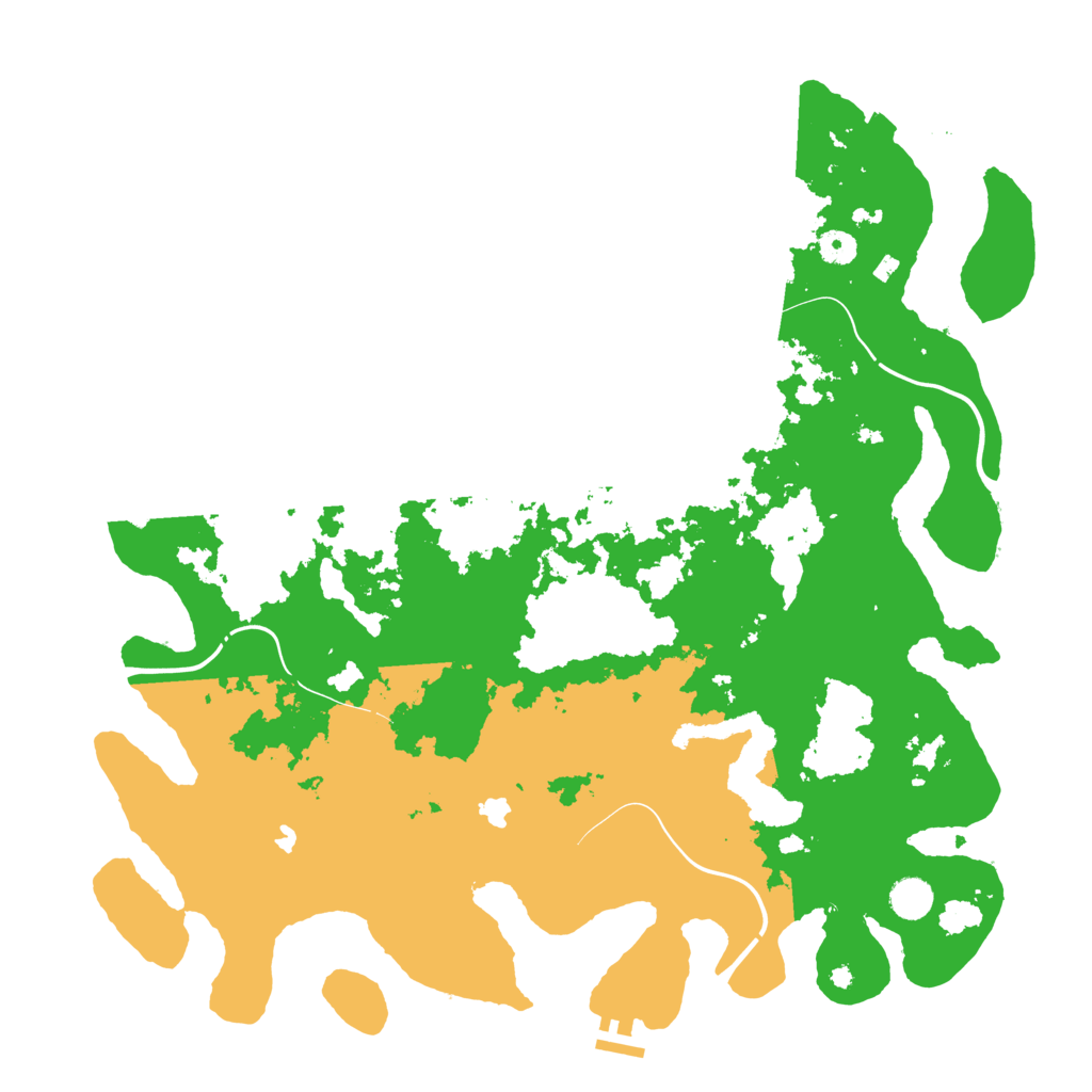 Biome Rust Map: Procedural Map, Size: 4500, Seed: 5685132