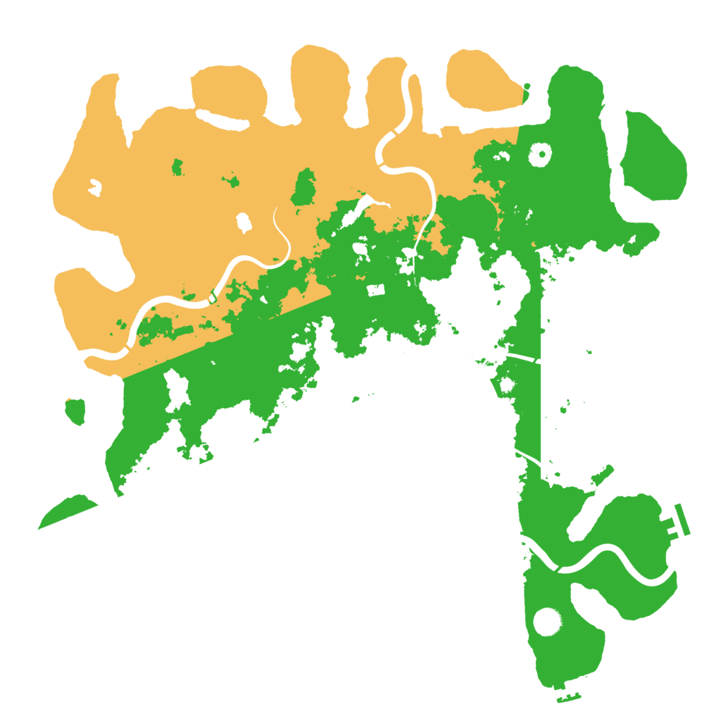 Biome Rust Map: Procedural Map, Size: 4500, Seed: 3804136